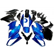 Carenado Moto Kawasaki Ninja 650 EX650 2009-2011 - Azul Negro Mate