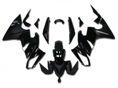 Carenado Moto Kawasaki Ninja 650 EX650 2009-2011 - Negro Brillante Negro Mate