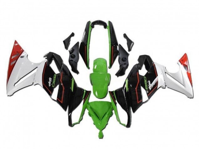Carenado Moto Kawasaki Ninja 650 EX650 2009-2011 - Verde Negro Blanco Rojo