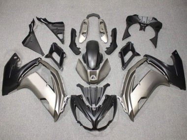 Carenado Moto Kawasaki Ninja 650 EX650 2012-2016 - Plata Negro Mate
