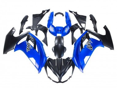 Carenado Moto Kawasaki Ninja 650 EX650 2012-2016 - Azul Negro Mate