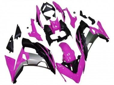 Carenado Moto Kawasaki Ninja 650 EX650 2017-2019 - Rosa Negro Gris