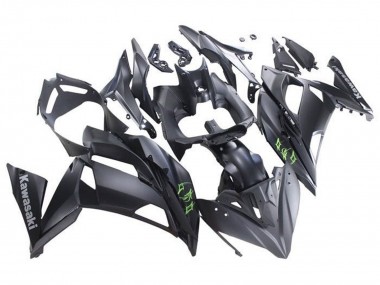 Carenado Moto Kawasaki Ninja 650 EX650 2017-2019 - Negro Mate Verde