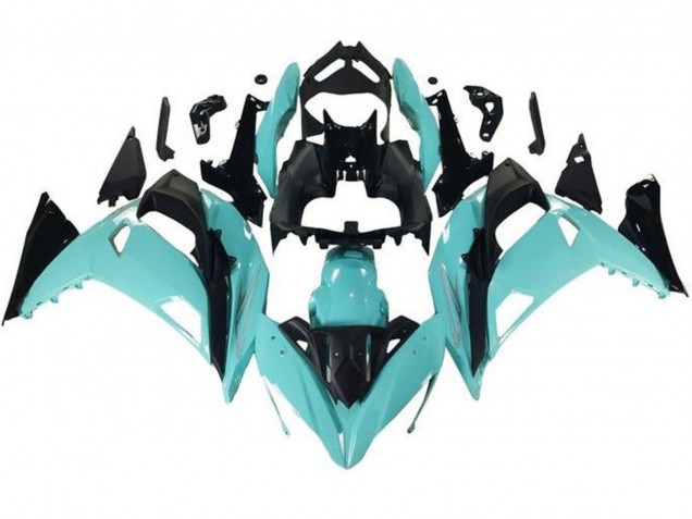 Carenado Moto Kawasaki Ninja 650 EX650 2017-2019 - Azul Claro Negro