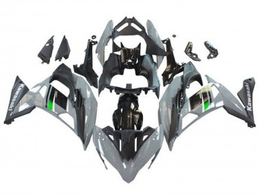 Carenado Moto Kawasaki Ninja 650 EX650 2017-2019 - Gris Negro Verde