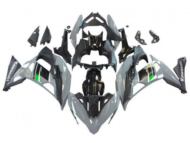 Carenado Moto Kawasaki Ninja 650 EX650 2017-2019 - Gris Negro Verde