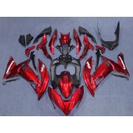 Carenado Moto Kawasaki Ninja 650 EX650 2017-2019 - Rojo Negro Blanco
