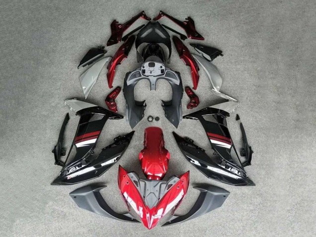 Carenado Moto Kawasaki Ninja 650 EX650 2017-2019 - Rojo Negro Blanco