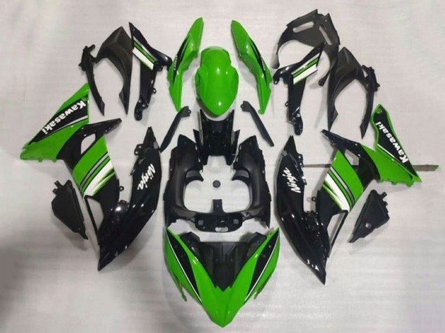 Carenado Moto Kawasaki Ninja 650 EX650 2017-2019 - Verde Negro Blanco