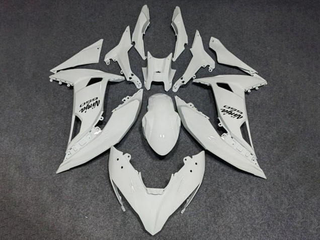 Carenado Moto Kawasaki Ninja 650 EX650 2017-2019 - Blanco Negro