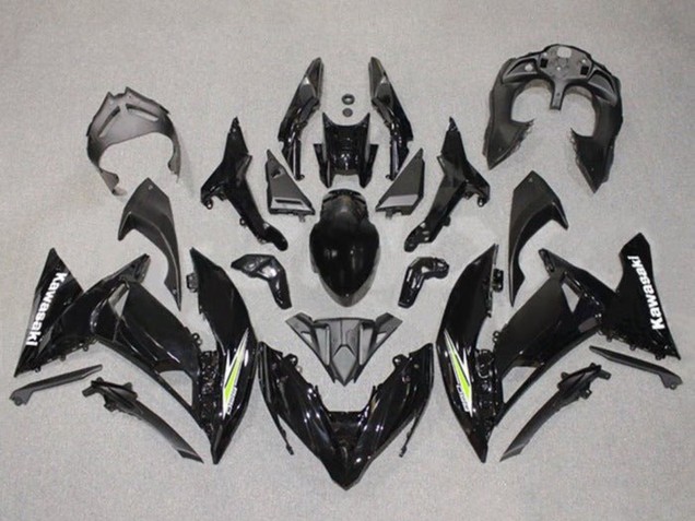 Carenado Moto Kawasaki Ninja 650 EX650 2017-2019 - Negro Blanco Verde Blanco