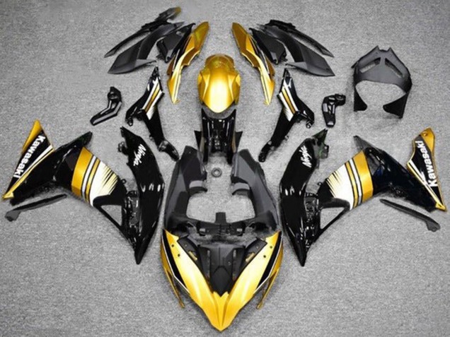 Carenado Moto Kawasaki Ninja 650 EX650 2017-2019 - Oro Negro Blanco