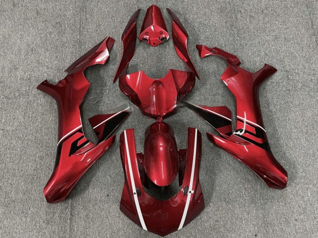 Carenado Moto Yamaha YZF R1 2015-2019 - Rojo Blanco Negro