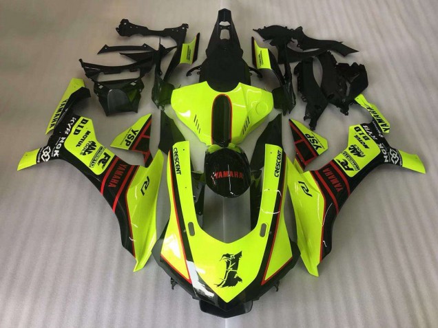Carenado Moto Yamaha YZF R1 2015-2019 - Amarillo Rojo Negro Motul YSP