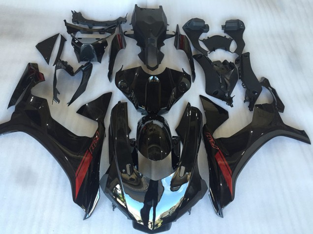 Carenado Moto Yamaha YZF R1 2015-2019 - Negro Brillante Rojo