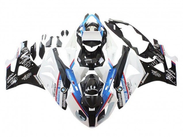 Carenado Moto BMW S1000RR 2009-2014 - Blanco Rojo Azul Negro Brillante Motorrad