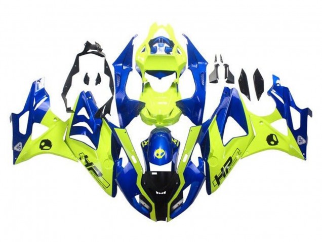 Carenado Moto BMW S1000RR 2009-2014 - Azul Amarillo HP