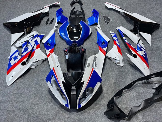 Carenado Moto BMW S1000RR 2009-2014 - Blanco Rojo Azul Negro Brillante Tyco