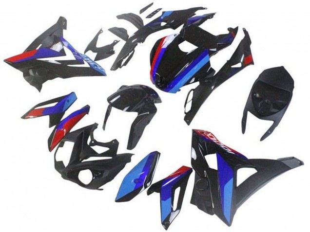 Carenado Moto BMW S1000RR 2015-2016 - Azul Rojo Negro Brillante