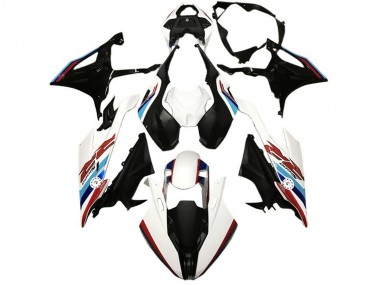 Carenado Moto BMW S1000RR 2019-2022 - Blanco Azul Rojo Azul Claro