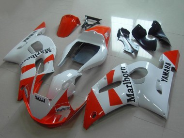 Carenado Moto Yamaha YZF R6 1998-2002 - Blanco Rojo Marlboro