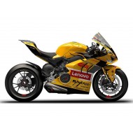 Carenado Moto Ducati Panigale V4 V4S 2022-2024 - Amarillo Rojo Lenovo