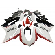 Carenado Moto Ducati 959 2015-2020 - Blanco Rojo Negro Brillante