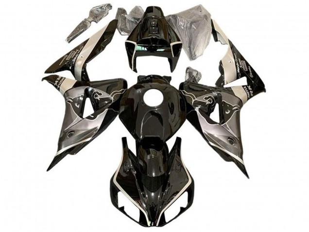 Carenado Moto Honda CBR1000RR 2006-2007 - Gris Negro Brillante Toro