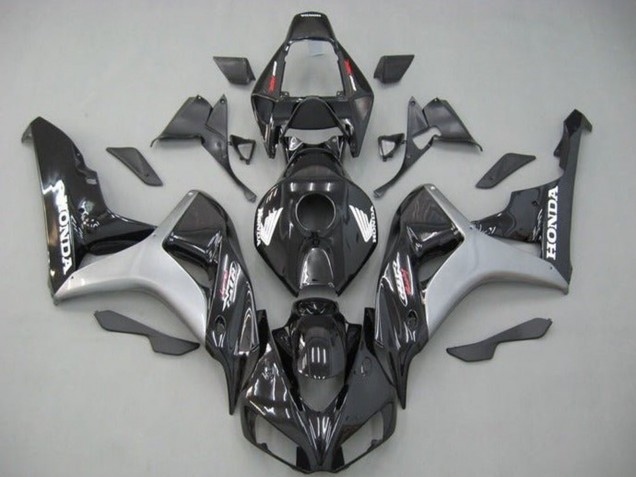 Carenados Moto Honda CBR1000RR 2006-2007 - Plata Negro Brillante