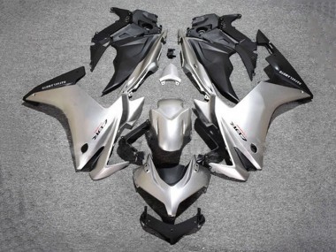 Carenado Moto Honda CBR500R 2013-2015 - Plata Negro Mate