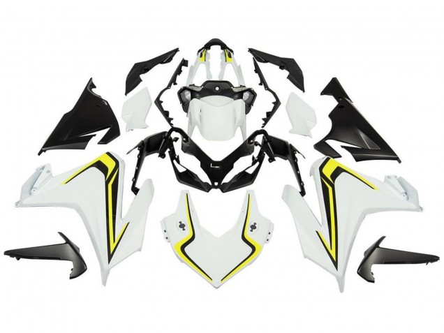 Carenado Moto Honda CBR500R 2019-2021 - Blanco Amarillo Negro
