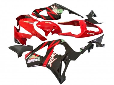 Carenado Moto Honda CBR900RR 929 2000-2001 - Rojo Negro Mate Negro Brillante