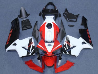 Carenado Moto Honda CBR600RR 2005-2006 - Negro Blanco Rojo