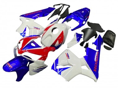 Carenado Moto Honda CBR600RR 2005-2006 - Blanco Rojo Azul HRC