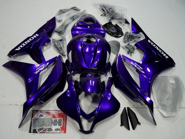 Carenados Moto Honda CBR600RR 2007-2008 - Azul Negro Brillante