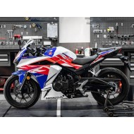 Carenado Moto Honda CBR400R 2022 - Blanco Rojo Azul