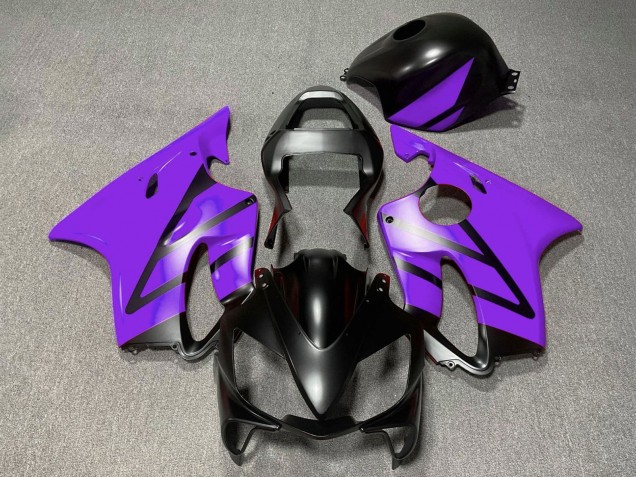 Carenado Moto Honda CBR600 F4i 2001-2003 - Púrpura Negro Mate