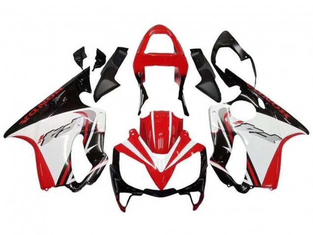 Carenado Moto Honda CBR600 F4i 2001-2003 - Blanco Rojo Negro Brillante