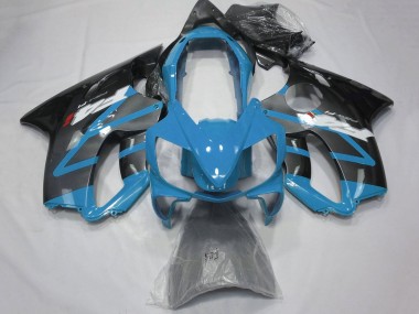 Carenado Moto Honda CBR600 F4i 2004-2007 - Azul Claro Gris Negro Brillante