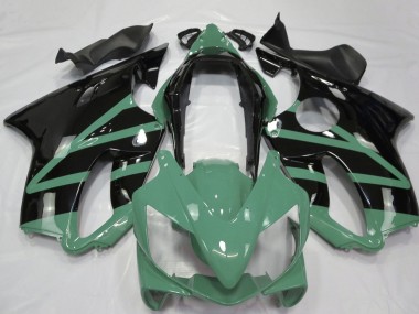 Carenado Moto Honda CBR600 F4i 2004-2007 - Moss Verde Negro Brillante