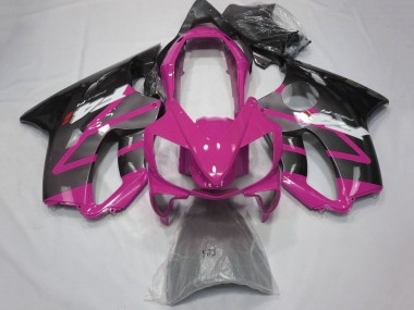 Carenado Moto Honda CBR600 F4i 2004-2007 - Rosa Gris Negro Brillante