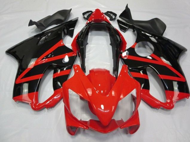 Carenado Moto Honda CBR600 F4i 2004-2007 - Rojo Negro Brillante