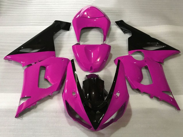 Carenado Moto Kawasaki ZX6R 2005-2006 - Rosa Negro