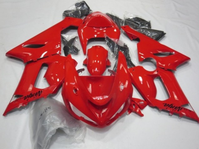 Carenado Moto Kawasaki ZX6R 2005-2006 - Rojo