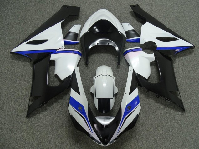 Carenado Moto Kawasaki ZX6R 2005-2006 - Blanco Negro Azul