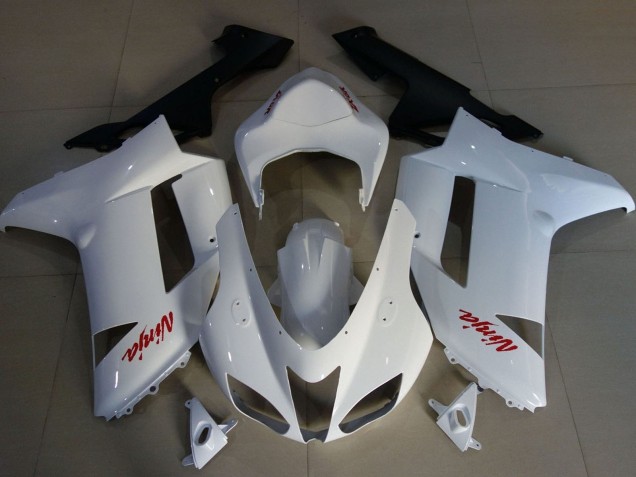 Carenado Moto Kawasaki ZX6R 2007-2008 - Blanco Rojo