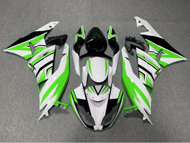 Carenados Moto Kawasaki ZX6R 2009-2012 - Blanco Verde Negro