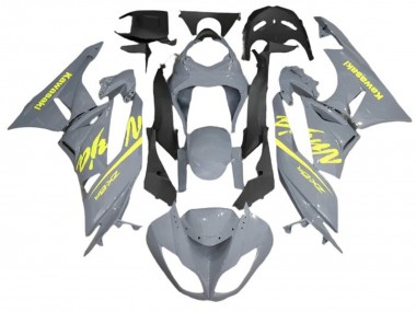Carenado Moto Kawasaki ZX6R 2009-2012 - Nardo Gris Amarillo