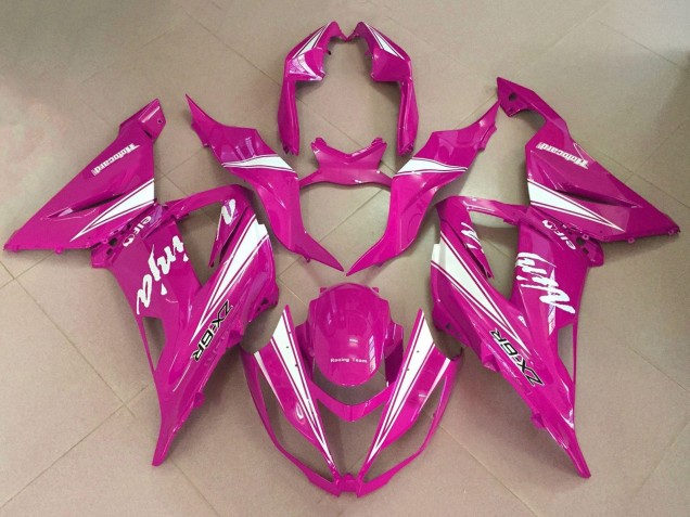Carenado Moto Kawasaki ZX6R 2013-2018 - Rosa Blanco