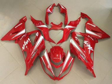 Carenado Moto Kawasaki ZX6R 2013-2018 - Rojo Blanco